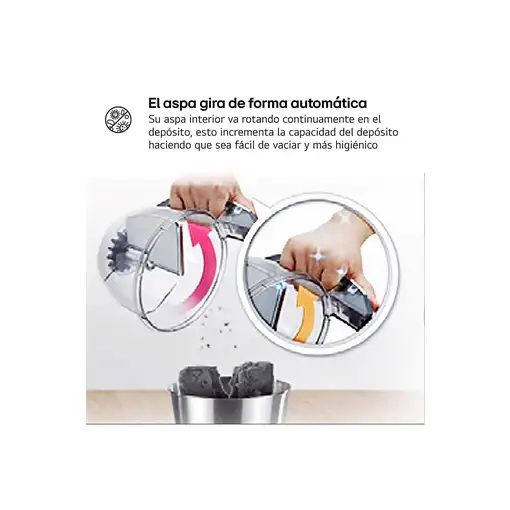 LG VK8506NHAG aspiradora 1,2 L Secar 650 W Sin bolsa