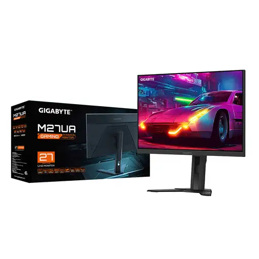 GIGABYTE M27UA 27'' Monitor de juegos UHD - 3840 x 2160, 160Hz, 1ms, 400 cd/m², Fr