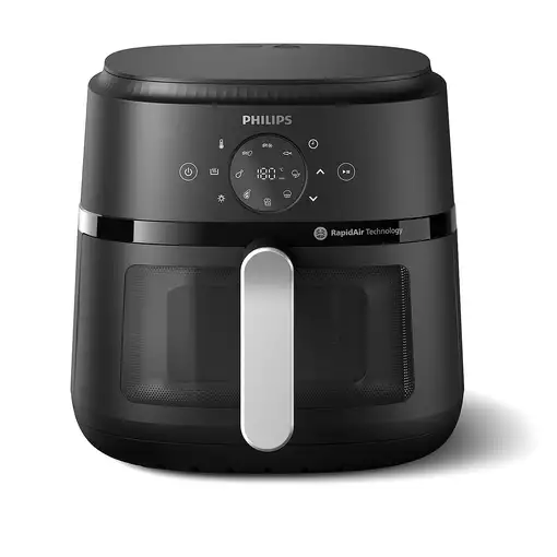 Freidora de aire con ventana, 6.2 L, 1700W, tecnología RapidAir, NA231/00 PHILIPS