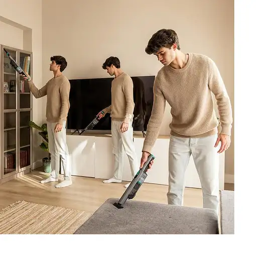 Cecotec Conga Rockstar Micro+ Clean&Car aspiradora de mano Gris Sin bolsa