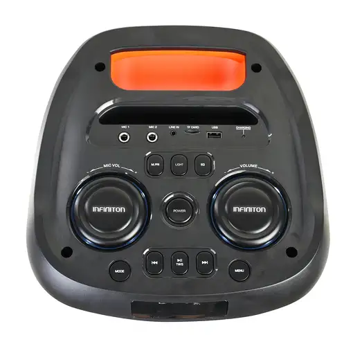 Infiniton Party EQ09 Altavoz para fiestas Negro 70 W