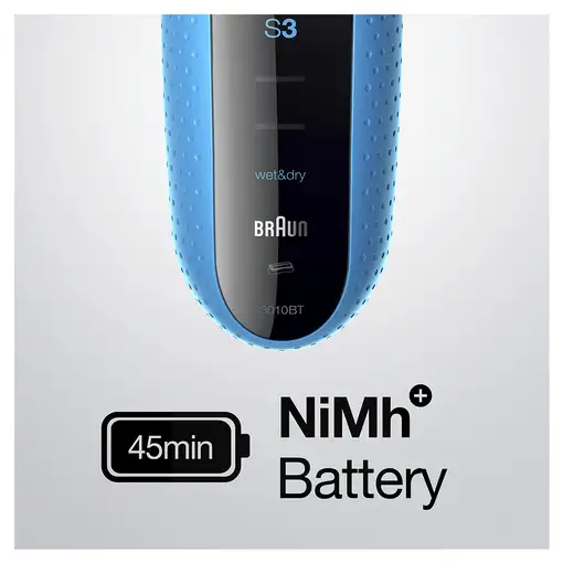 Braun Series 3 Shave&Style 3010BT Máquina de afeitar de láminas Recortadora Negro