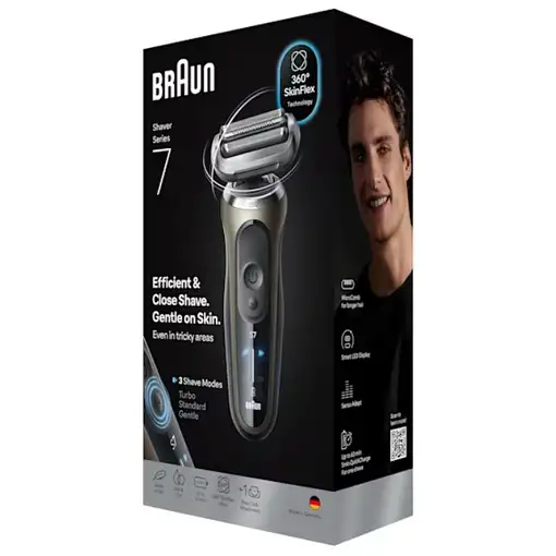 Braun Series 7 72-C1200s Recortadora Negro, Bronce, Acero inoxidable