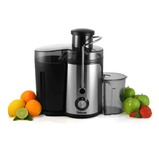 Tristar SC-2283 exprimidor 400 W Negro, Acero inoxidable
