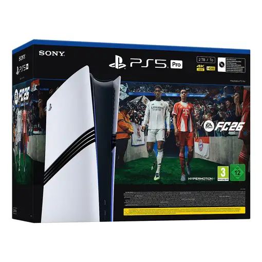 Consola SONY PlayStation 5 Pro + EA Sports FC 26 Bundle 2000GB Negro