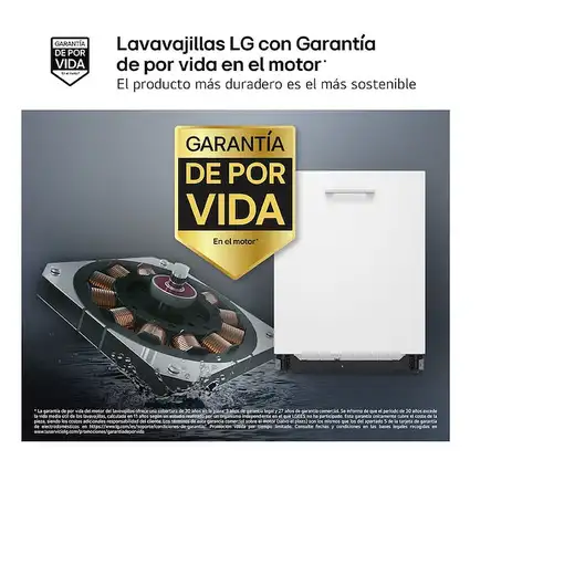 Lavavajillas 600 mm 14 place settings DB476TXS.OUTLET LG
