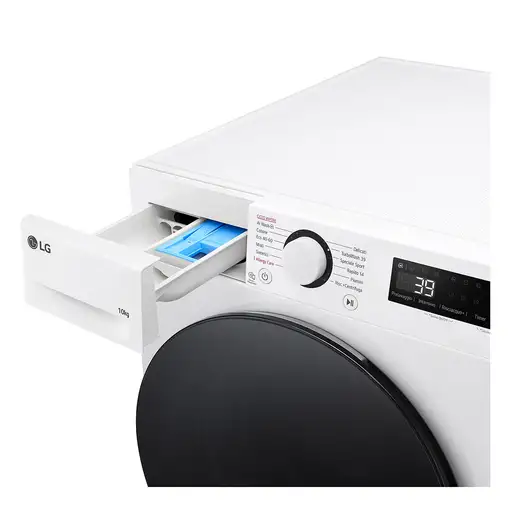 Lavadora carga frontal 10 kg 1400 RPM Blanco F4WR6010AGW.ABWQPI LG