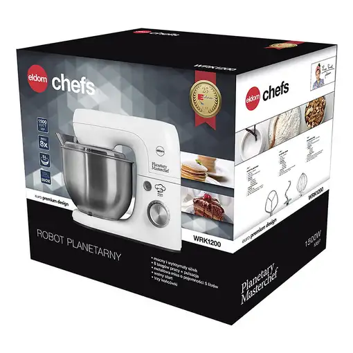 ELDOM WRK1200 batidora Batidora de varillas 800 W Blanco