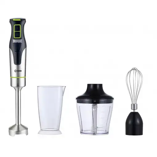 Elco PB-4445-4 licuadora 0,8 L Batidora de inmersión 1200 W Negro, Acero inoxidab