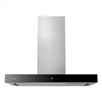 Corbero ATHABASCA9100XB campana De pared Negro, Acero inoxidable A++ 958 m³/h