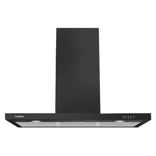 Corbero VOSTOK960B campana De pared Negro A 647,7 m³/h