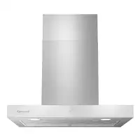 Corbero NANGA675XW campana De pared Acero inoxidable, Blanco A 756 m³/h