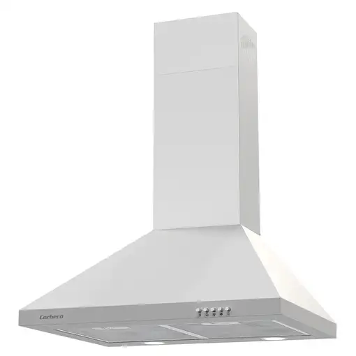 Corbero KURAMATHI660W campana De pared Negro A 621,71 m³/h