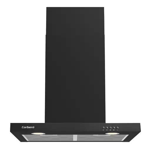 Corbero VOSTOK660B campana De pared Negro A 647,7 m³/h