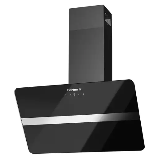 Corbero VICTORIA760B campana De pared Negro A 594,2 m³/h Corbero VICTORIA760B campana De pared Negro A 594,2 m³/h