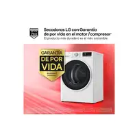 LG RH90V5AV6N secadora Independiente Carga frontal 9 kg Blanco