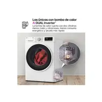 LG RH90V5AV6N secadora Independiente Carga frontal 9 kg Blanco