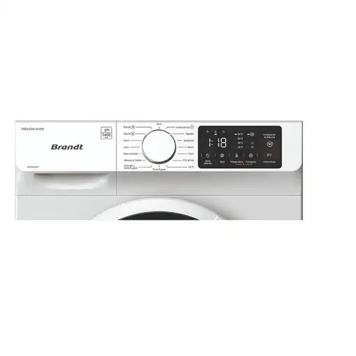 Lavadora carga frontal 9 kg 1400 RPM Blanco WFB198QWP BRANDT