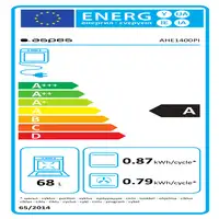 Horno 68 L Negro AHE1400PI ASPES Horno 68 L Negro AHE1400PI ASPES