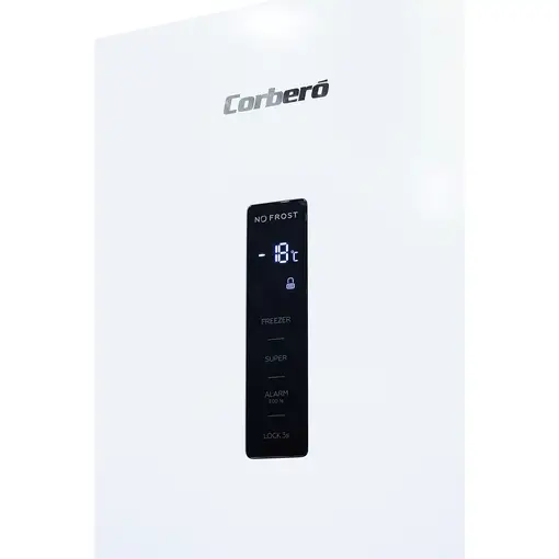 Corbero CCVH18524NFW congelador Congelador vertical Independiente 274 L Blanco