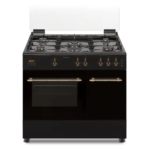 Cocina independiente de gas 5 zone(s) horno gas Negro CCRST90EPH INFINITON