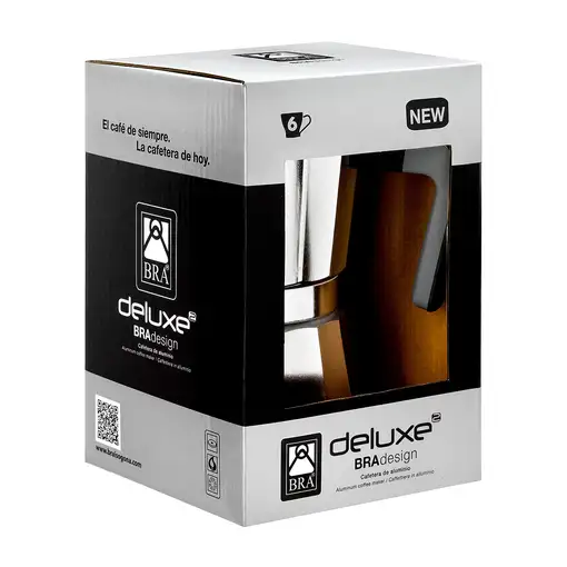 Cafeteras italianas Plata 1 cups 8411796099994 BRA