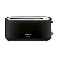 Ufesa TT7465 PLUS NEO 7 2 rebanada(s) 900 W Negro