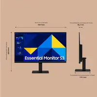 Samsung Monitor PC Profesional 24” Essential S3 S30GD FHD 100Hz