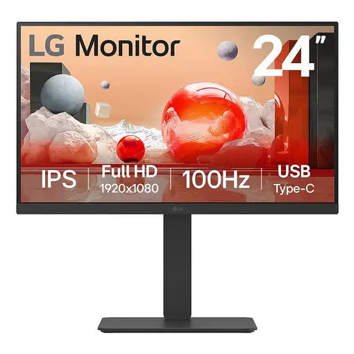 LG 24BA650 LED display 60,5 cm (23.8\) 1920 x 1080 Pixeles Full HD Negro