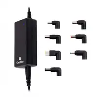 CoolBox COO-NB065-0 adaptador e inversor de corriente Interior 65 W Negro