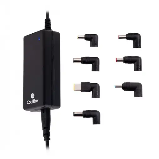 CoolBox COO-NB065-0 adaptador e inversor de corriente Interior 65 W Negro