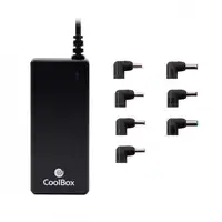 CoolBox COO-NB065-0 adaptador e inversor de corriente Interior 65 W Negro