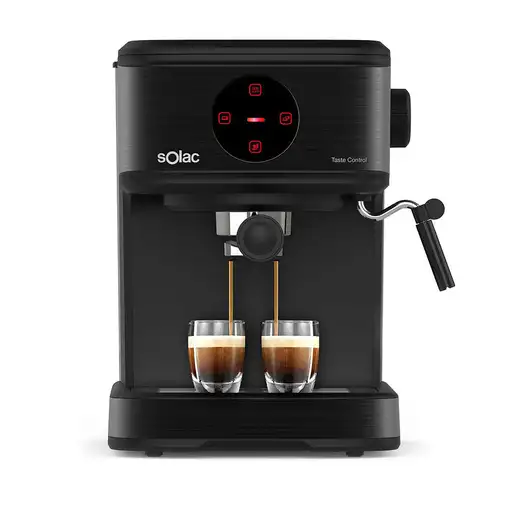 Cafeteras express Semi-automática Negro 1.5 L 2 cups S92012400 SOLAC