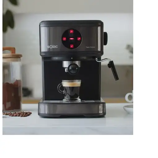 Cafeteras express Semi-automática Negro 1.5 L 2 cups S92012400 SOLAC