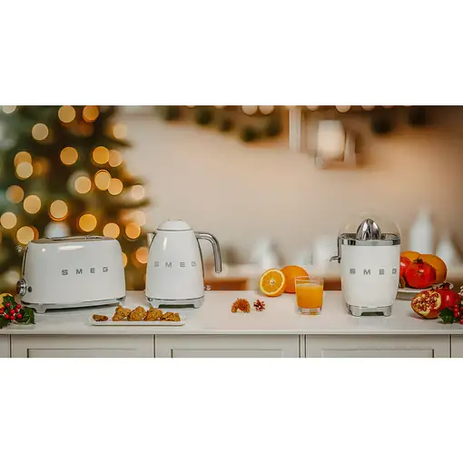 Smeg CJF01WHEU prensa de cítricos eléctricos 600 L 70 W Blanco