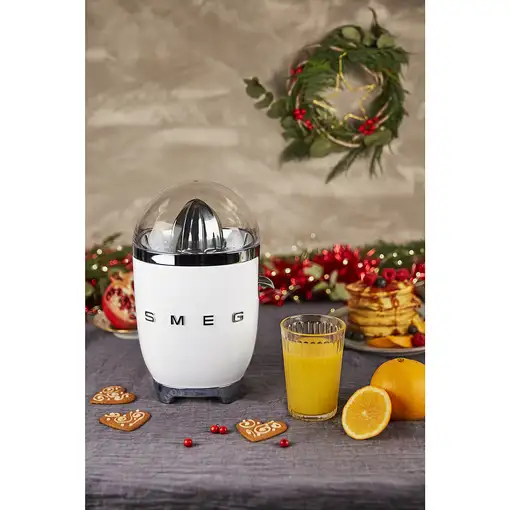 Smeg CJF01WHEU prensa de cítricos eléctricos 600 L 70 W Blanco