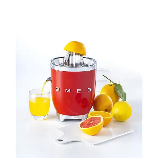 Smeg CJF01RDEU prensa de cítricos eléctricos 70 W Rojo