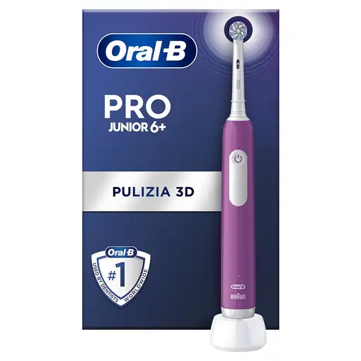Cepillo dental eléctrico infantil, púrpura, 8006540742891 Pro Junior 6+ ORAL-B Cepillo dental eléctrico infantil, púrpura, 8006540742891 Pro Junior 6+ ORAL-B