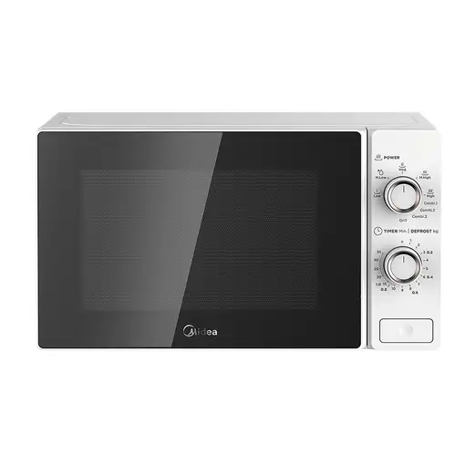 Midea MCM208GMWP microondas Blanco Microondas combinado Encimera 20 L 1050 W