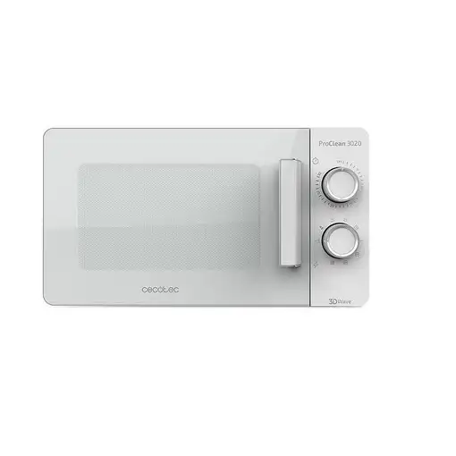 Cecotec 01520 microondas Blanco Solo microondas Encimera 20 L 700 W