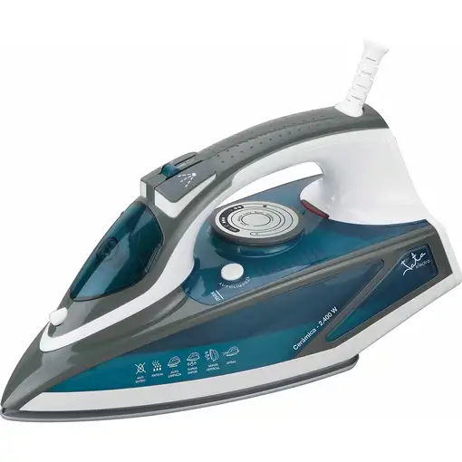 Plancha a vapor suela de cerámica 2600 W Azul PL619C JATA