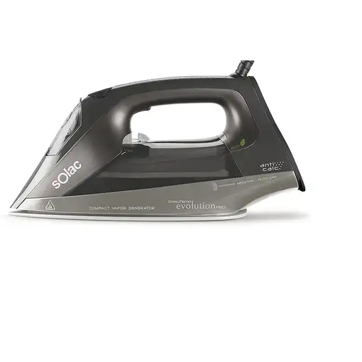 Plancha vapor-seco 2400 W Negro CVG9508 SOLAC