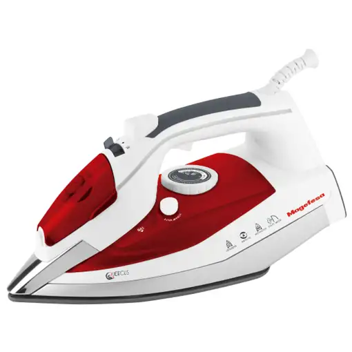 Plancha a vapor suela de cerámica 2500 W Rojo MGF: 6225 MAGEFESA Plancha a vapor suela de cerámica 2500 W Rojo MGF: 6225 MAGEFESA