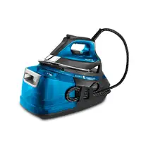 Rowenta DG9222 2800 W 1,3 L Suela Microsteam 400 HD Láser Negro, Azul