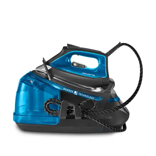 Rowenta DG9222 2800 W 1,3 L Suela Microsteam 400 HD Láser Negro, Azul