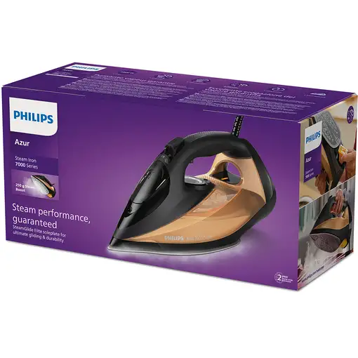 Plancha a vapor suela steamglide elite 2500 W Negro DST7040/80 PHILIPS