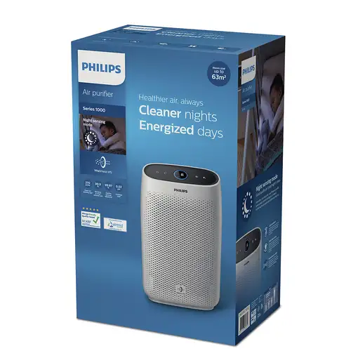 Philips 1000 series Modo de detección nocturna Purificador de aire
