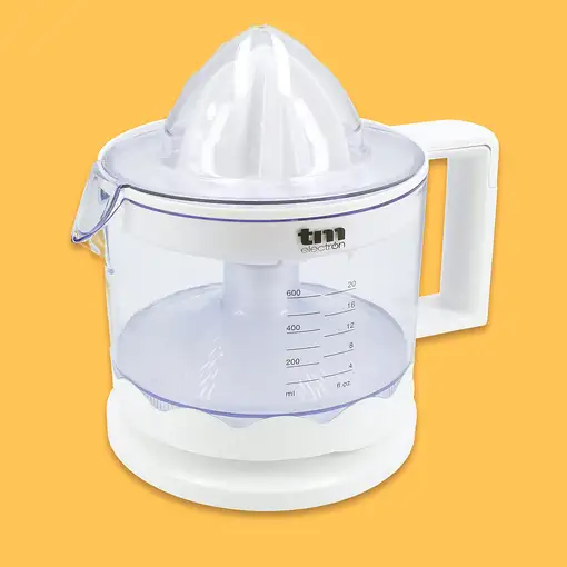 TM Electron TMPEX002 prensa de cítricos eléctricos 0,6 L 30 W Transparente, Blanc