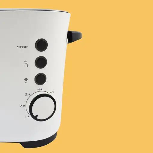 TM Electron TMPTS002 7 2 rebanada(s) 850 W Acero inoxidable, Blanco