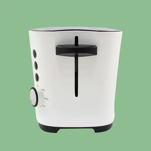 TM Electron TMPTS002 7 2 rebanada(s) 850 W Acero inoxidable, Blanco